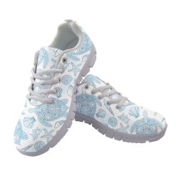 Summer Vacation With Swimming Blue Turtle Doodles Running Shoes Sport Sneakers
