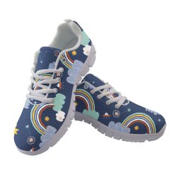 Whimsical Celestial Nursery Cosmic Rainbow Comet Star Moon Constellation Running Shoes Sport Sneakers