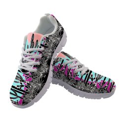 Wild Cactus Mexican Forest With Agave Saguaro Psychedelic Design Running Shoes Sport Sneakers