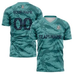 Custom Name Soccer Jersey For Men & Women Kids Adults Personalized Set Jersey Shirt Green