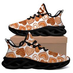 Vintage Watercolor Elements With Heart Shape Cookies Pattern Max Soul Shoes Sport Sneakers